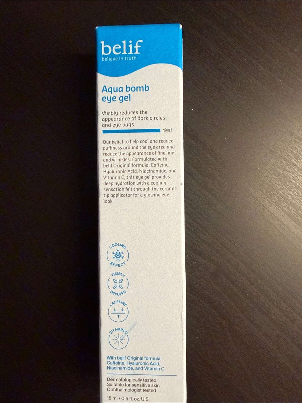 belif Aqua Bomb Eye Gel - Blue/White